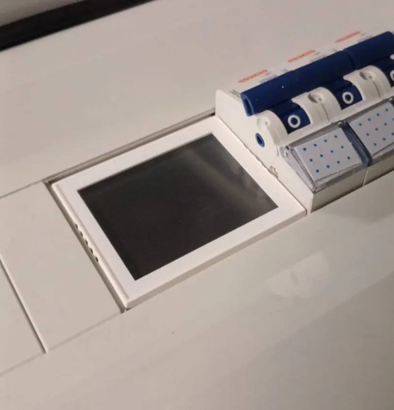 Sonoff DIN rail flush mount