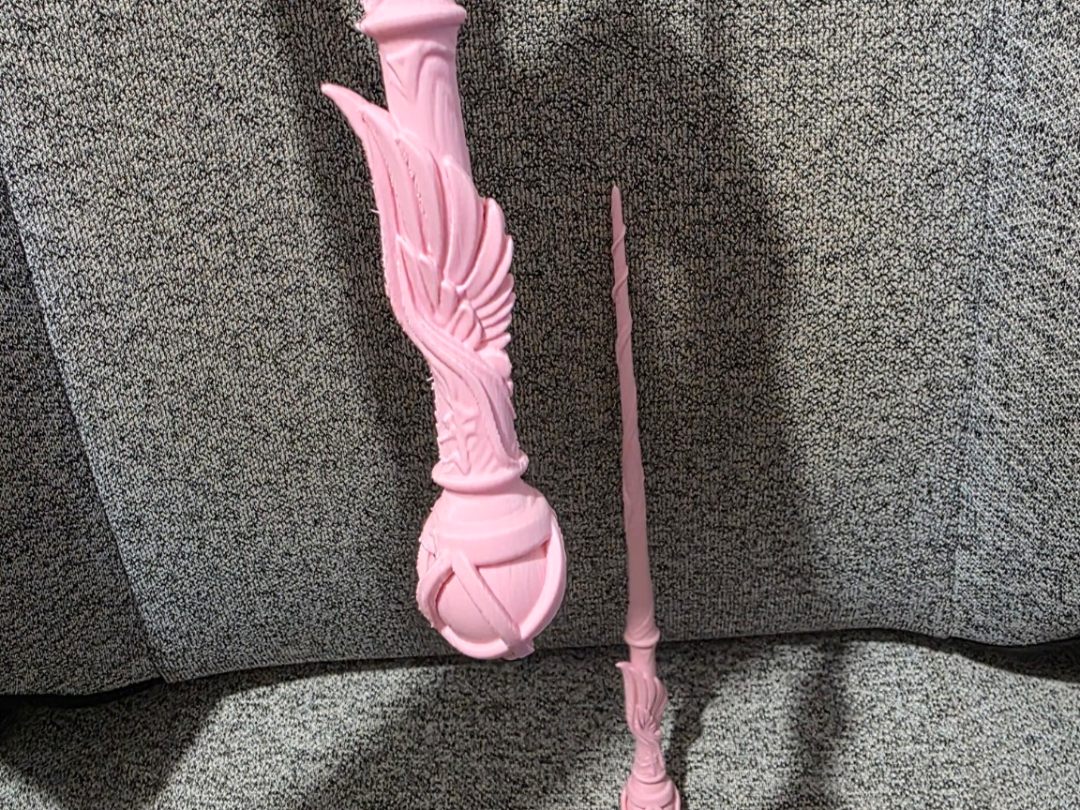magic winged wand 3D model
