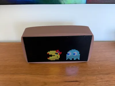 Rounded Box for Adafruit Matrix Portal S3