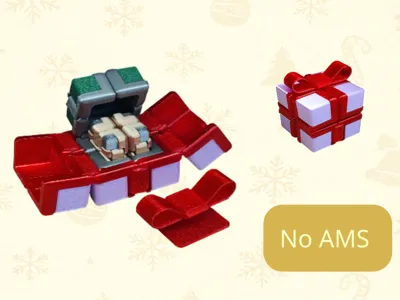 Infinite Christmas Gift Cube (No AMS)