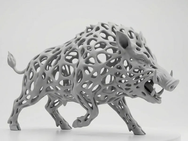 Jabalí Voronoi