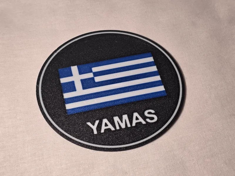 Greek coaster
