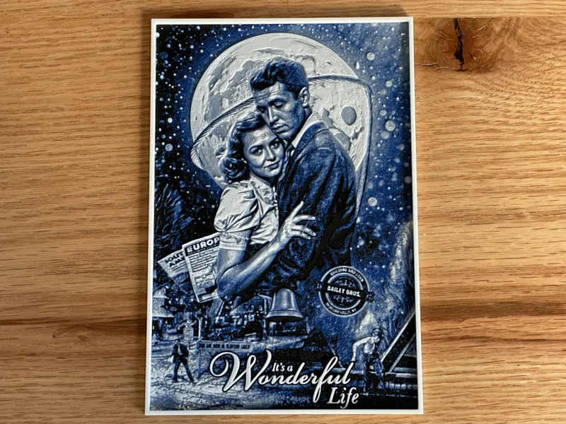 It's A Wonderful Life (1946) Hueforge Movie Poster