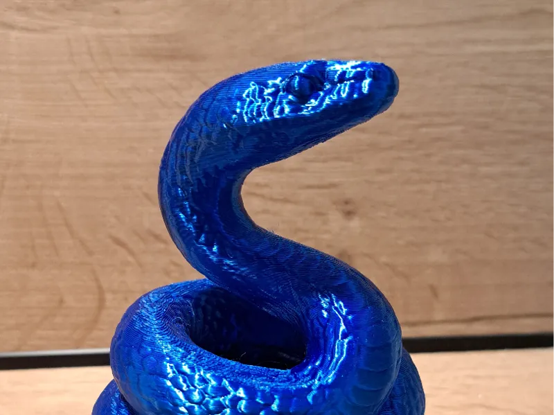 Coiled Snake Statue