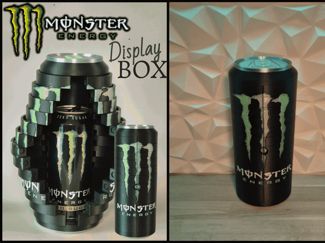 Monster Energy folding door display box
