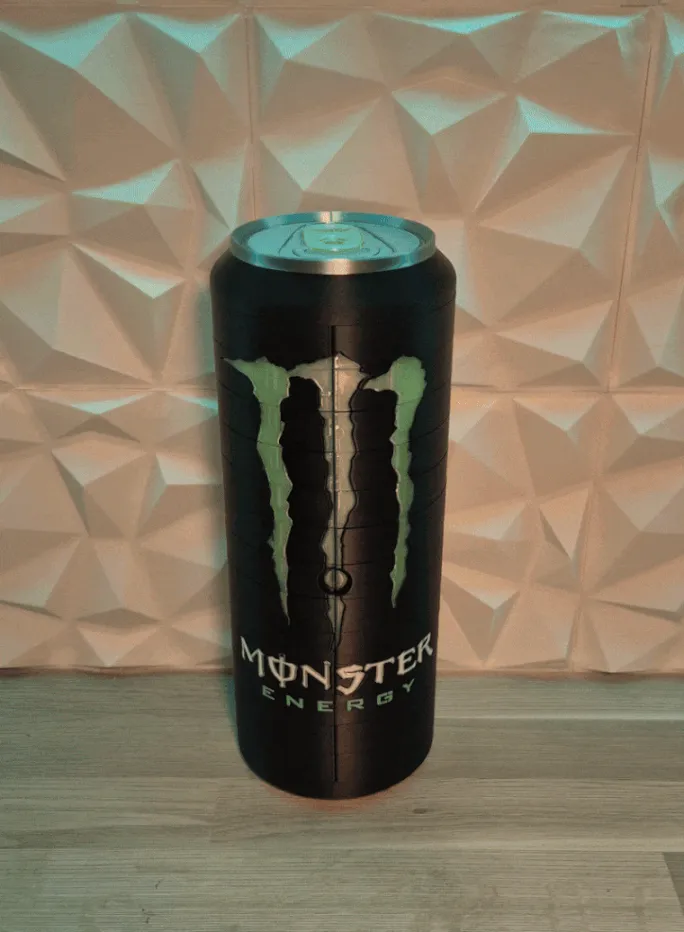 Monster Energy folding door display box view 2