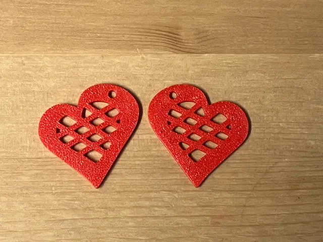 heart earrings