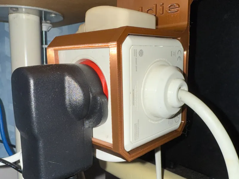 Powercube Underdesk Mount (UK Plug Version)