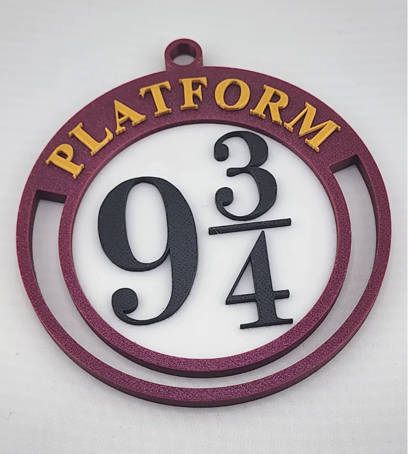 Platform 9 3/4 Christmas Ornament