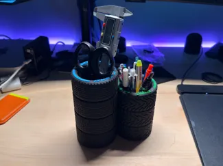 F1 Tire Pen Holder Collection (2-4 Stacks)