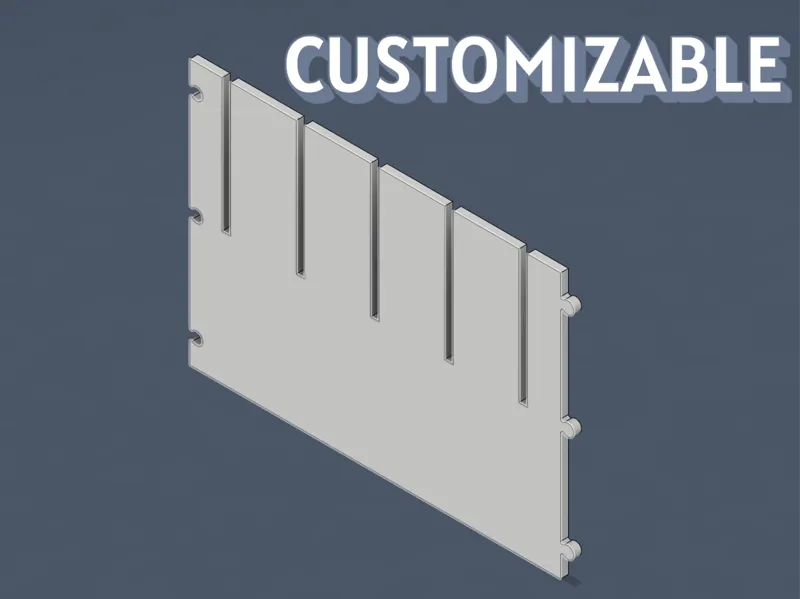 Modular Drawer Divider - One Part Infinite Configs