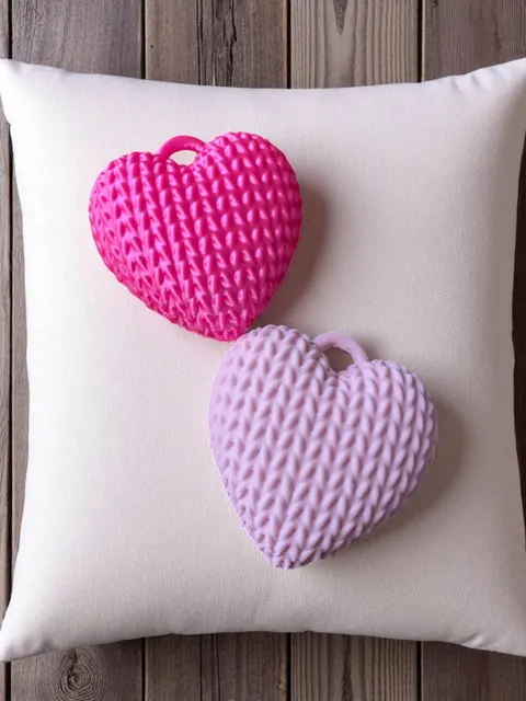 Cute Knitted Heart Keychain (No Assembly) view 3