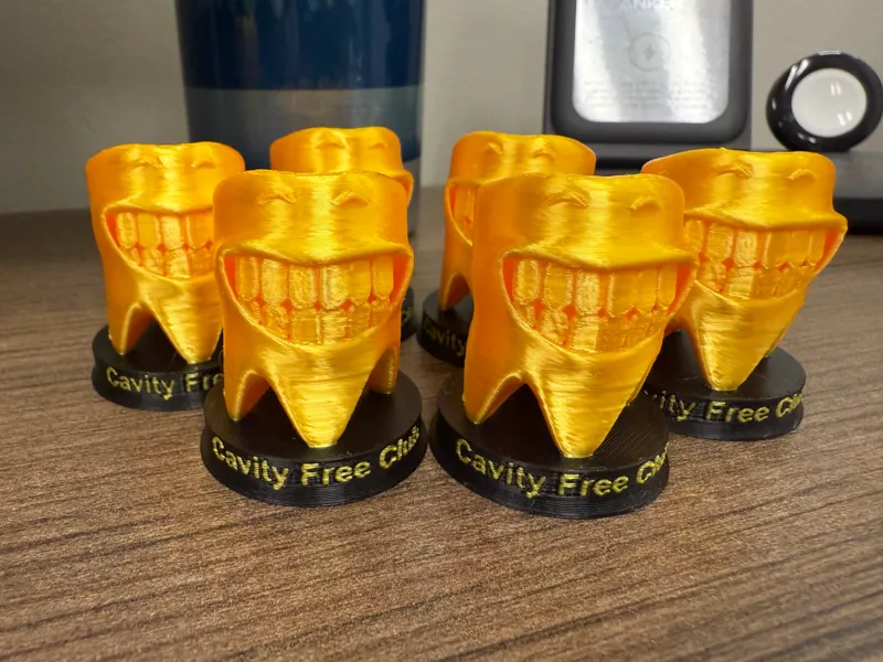 Cavity Free Dental Tooth Trophy