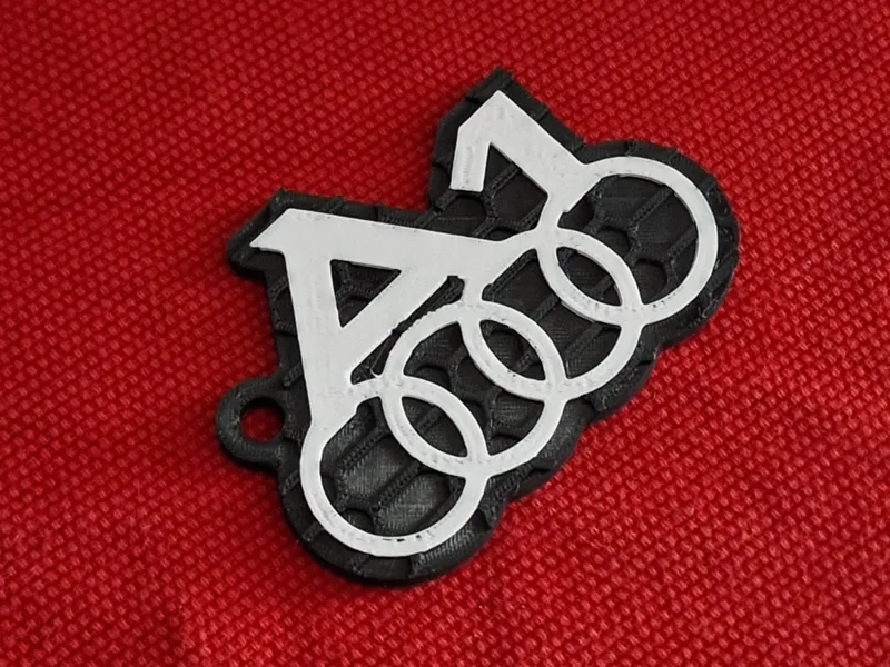 Audi A1 Logo Keychain