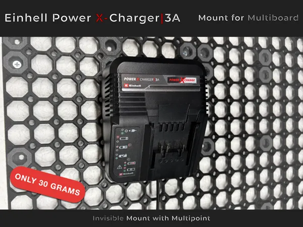 Support Multiboard pour chargeur Einhell Power X-Charger 3A