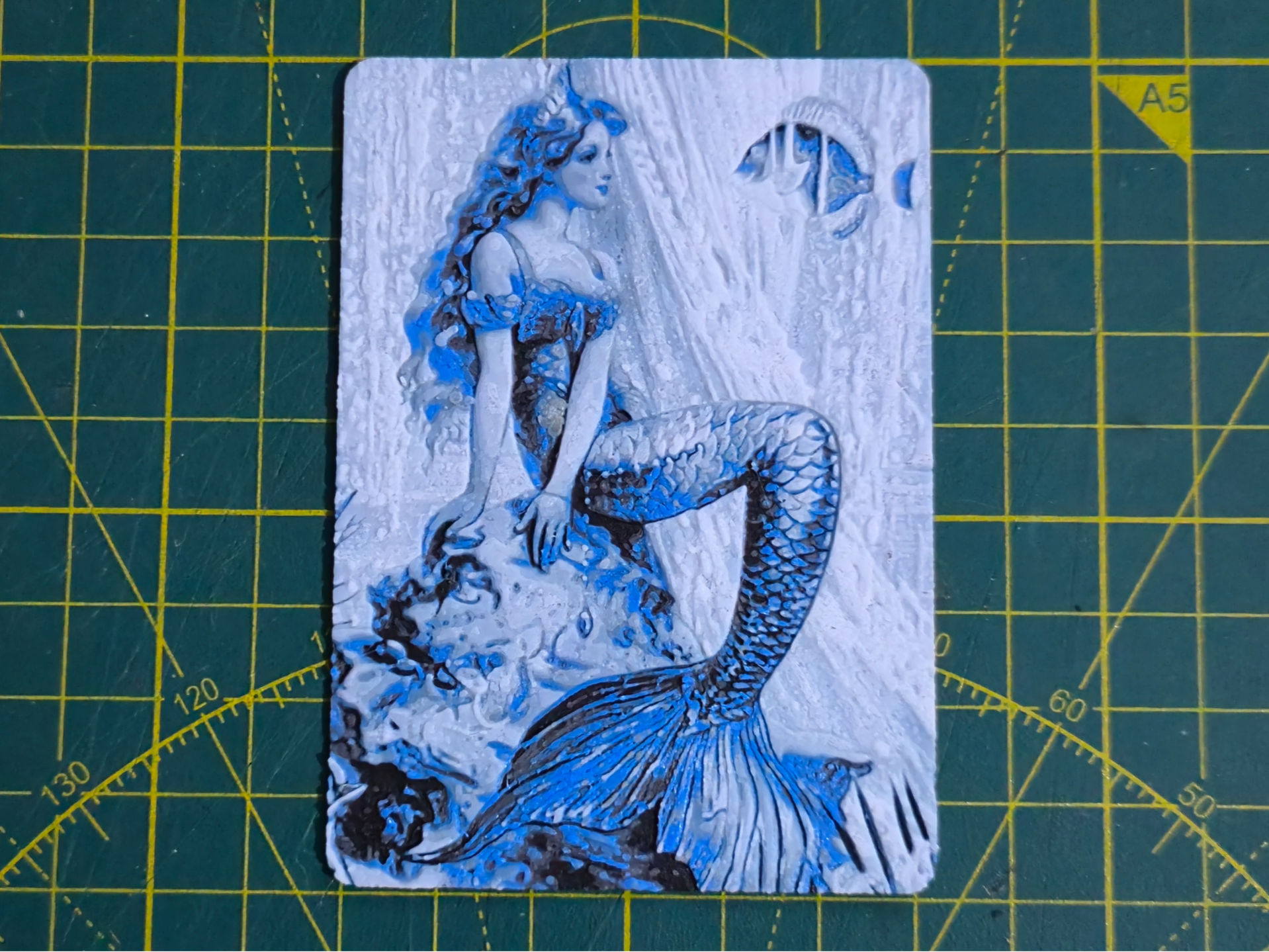 MTG Commander Deck Box Mermaid Inlay HueForge