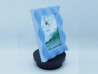 s波浪立体相框（适合六寸照片）