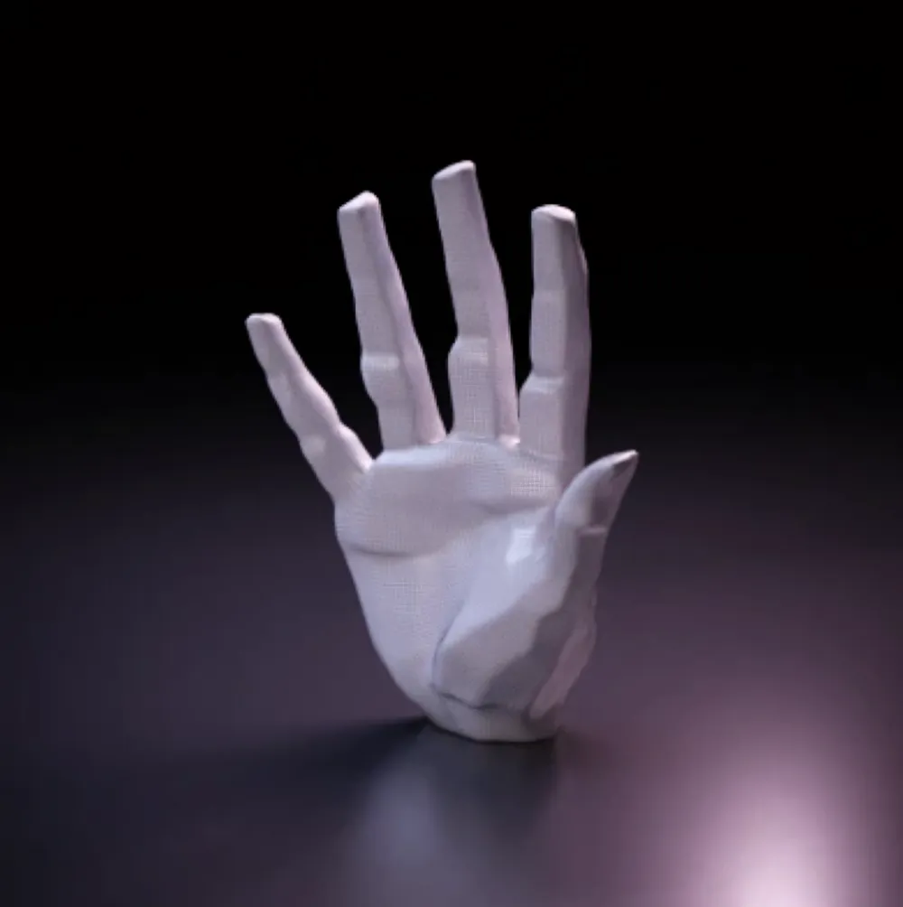 Low-poly Jewelry Hand - Free 3D Print Model - MakerWorld