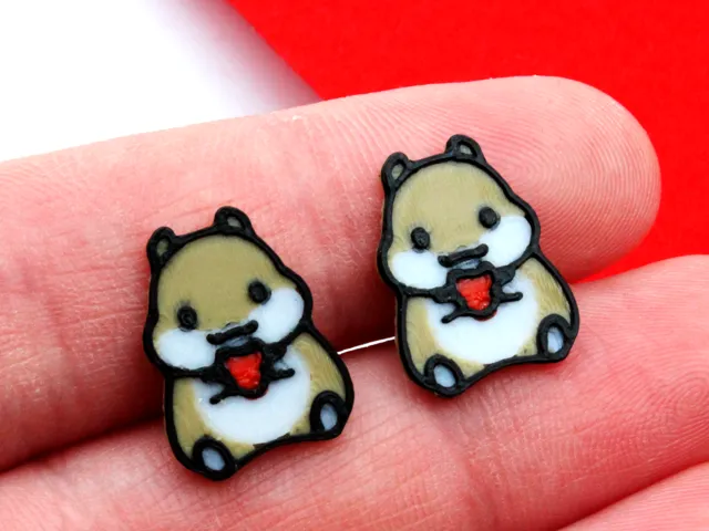 Cute Hamster Earrings
