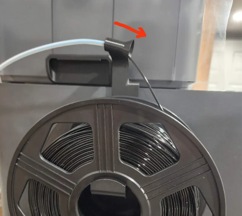 Side spool holder remix - funnel tilted downwards