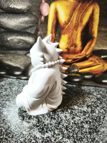 Modelo para impresión 3D: Gengar Buddha – Meditative Dekofigur — vista de referencia 5