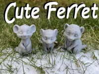 Figurine furet mignon — photo 1