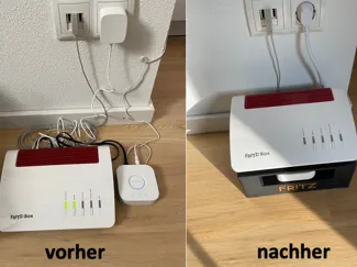 Modem Regal Fritzbox