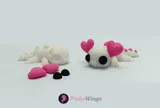 Артикулирана фигурка Axolotl с валентински мотиви