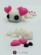 Артикулирана фигурка Axolotl с валентински мотиви