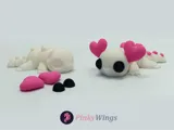 Артикулирана фигурка Axolotl с валентински мотиви