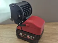 Adaptateur lampe Dune pour batteries Milwaukee — photo 3