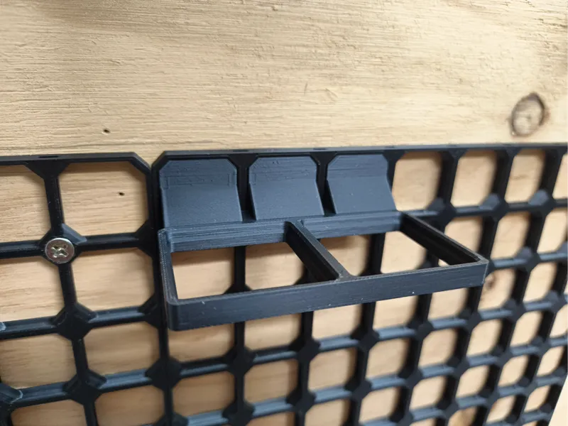 Gridfinity Shelf for OpenGrid (Offset from wall)