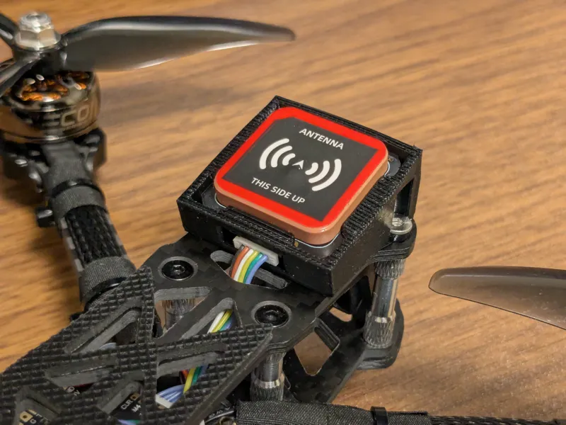 25x25 GPS holder for 5" GepRC Mark 4 frame