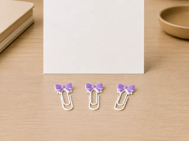 Büroklammer Schleife Geschenkschleife