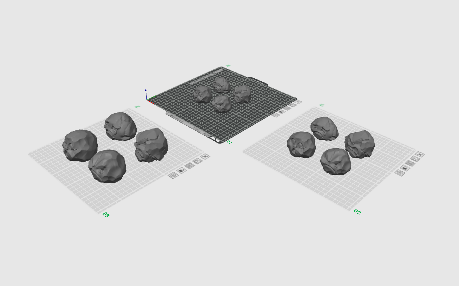 Miniatura 1 do modelo 3D Grumpy Stones