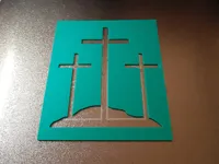 Pochoir 3 croix — photo 2