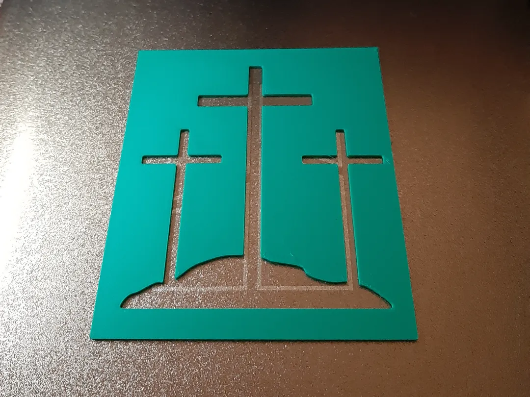 Pochoir 3 croix