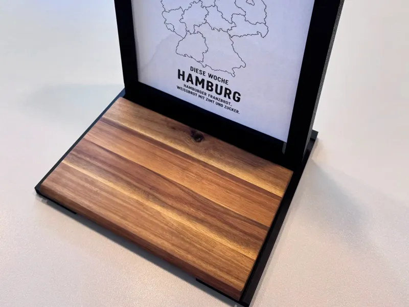 A4 Display Stand with Product Shelf 
