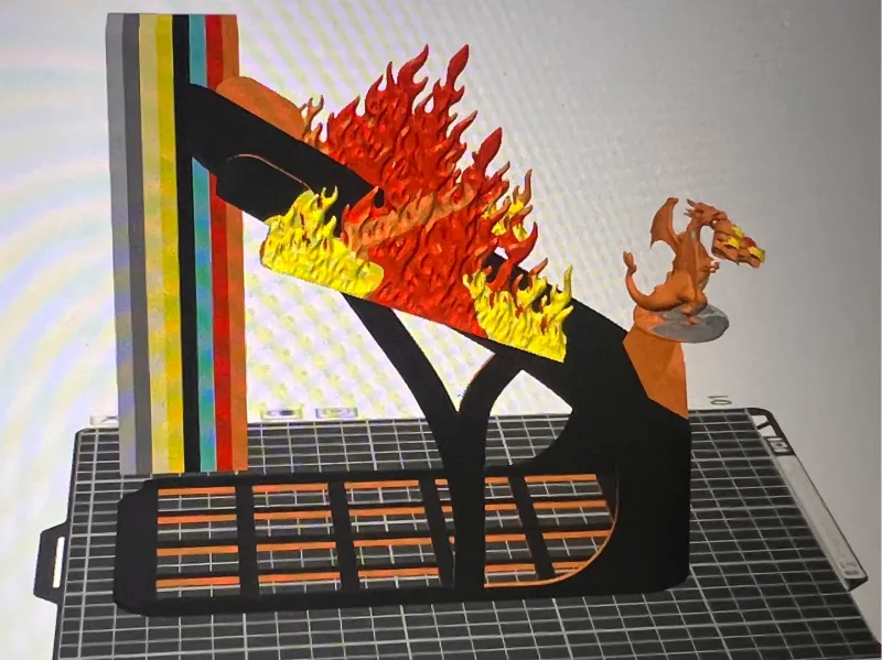 Charizard shoe rack 