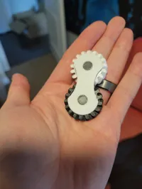 Fidget engrenage hélicoïdal avec roulements 608 — photo 7