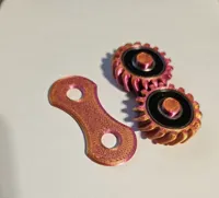 Fidget engrenage hélicoïdal avec roulements 608 — photo 4