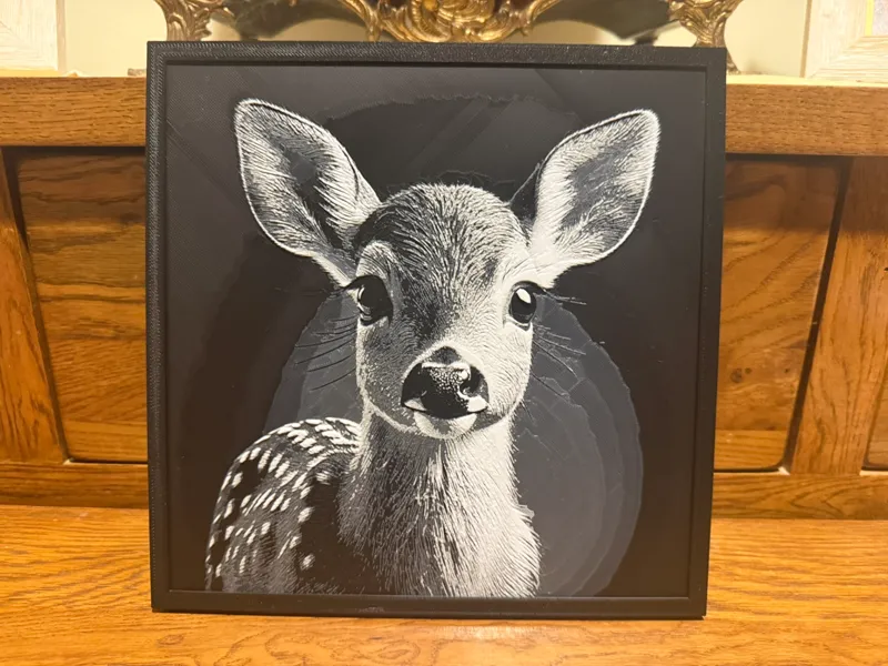 Fawn (Baby Deer) - Hueforge 200x200