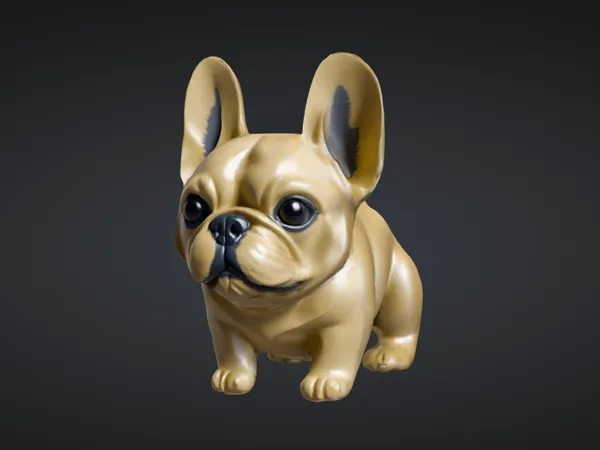 Bouledogue français — figurine ou porte-clés
