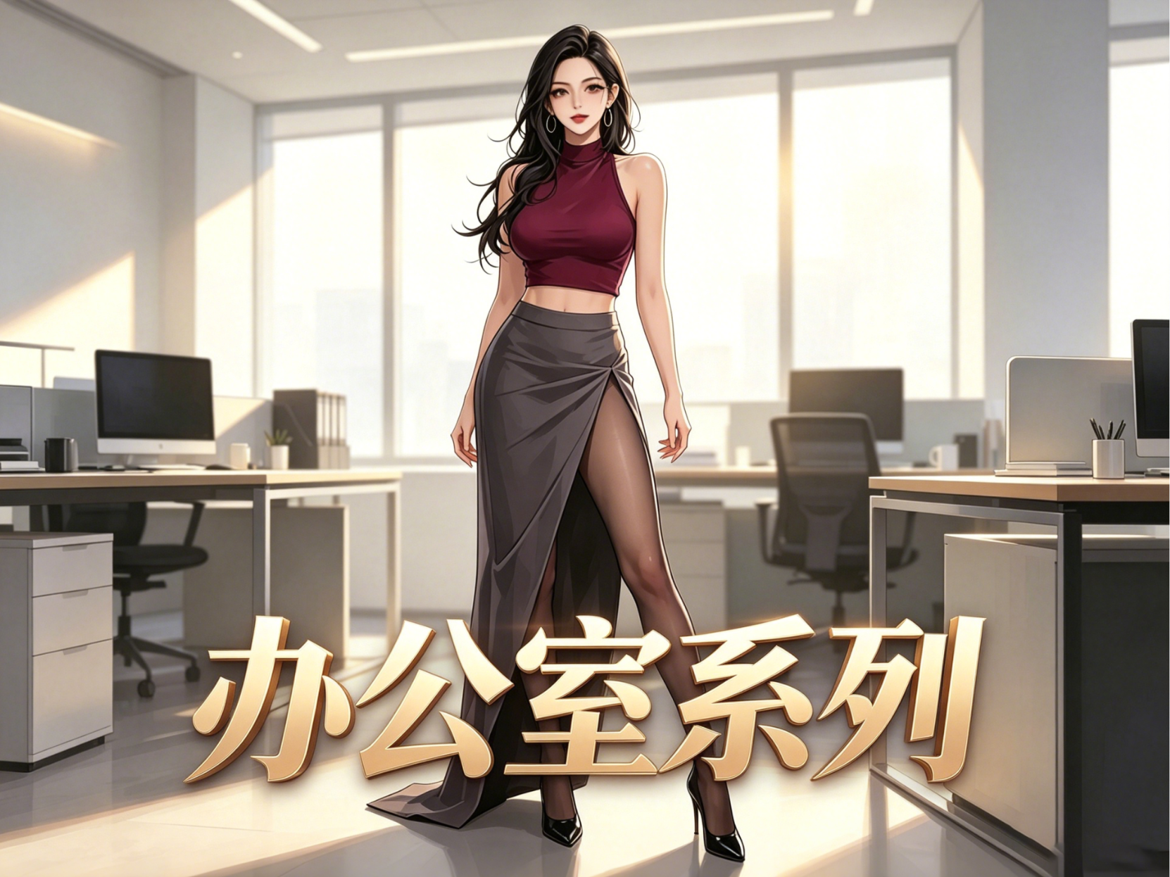 办公室系列 性感美女 - 1