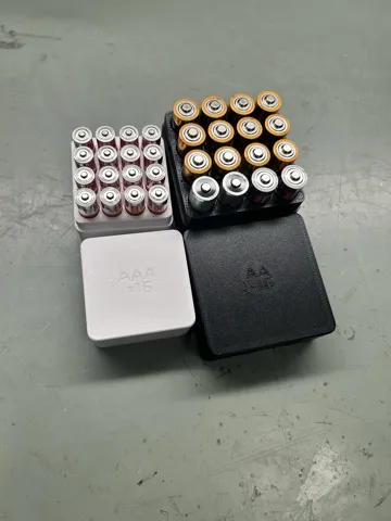Organizador: Parametric Battery Organizer Box with Gridfinity — vista de referencia 3