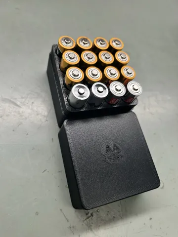 Organizador: Parametric Battery Organizer Box with Gridfinity — vista de referencia 5
