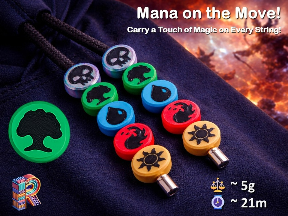 Mana on the Move - Forest Drawstring Bead