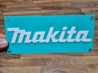 Makita Logo Wall Plate (15 x 7,5 cm)