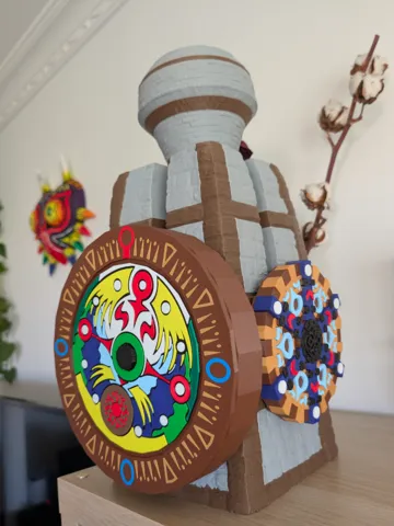 Pieza para disfraz o exhibición: Clock Town's Clock tower - Majora's Mask clock — vista de referencia 2