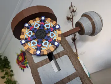 Pieza para disfraz o exhibición: Clock Town's Clock tower - Majora's Mask clock — vista de referencia 5